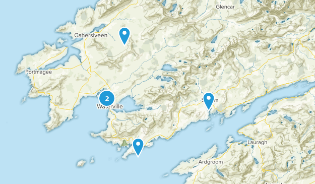 Waterville, Kerry Map
