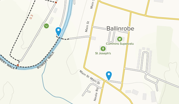 Ballinrobe, Comté de Mayo Map