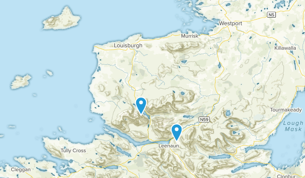 Louisburgh, Comté de Mayo Map