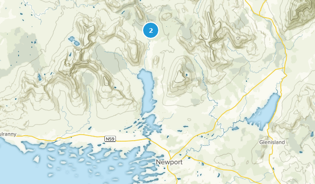 Newport, County Mayo Map