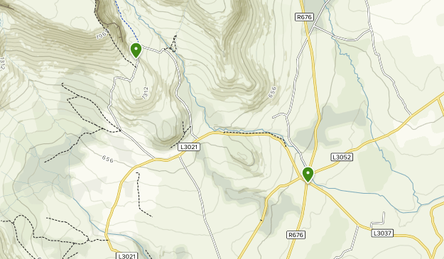 Comeragh, County Waterford Map
