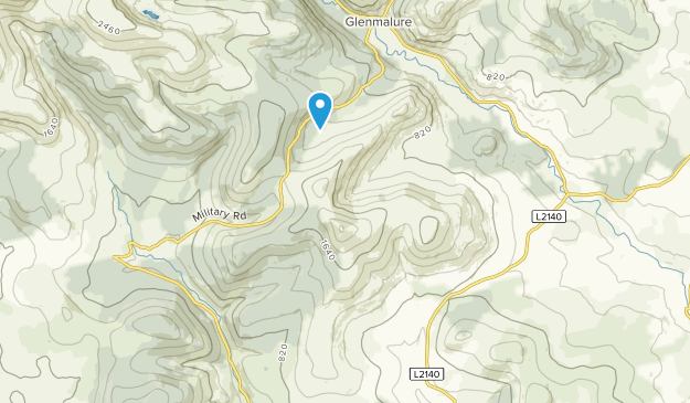 Ballinacor, Comté de Wicklow Map