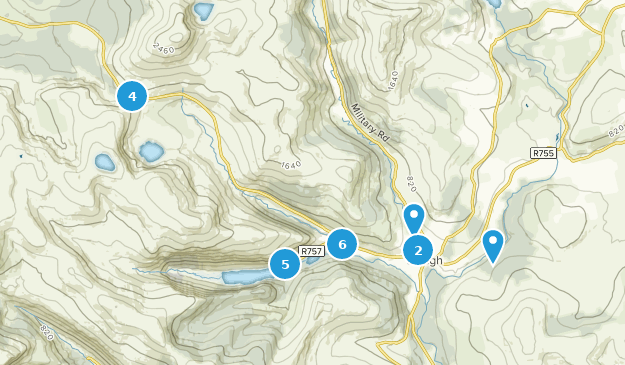 Brockagh, Comté de Wicklow Map