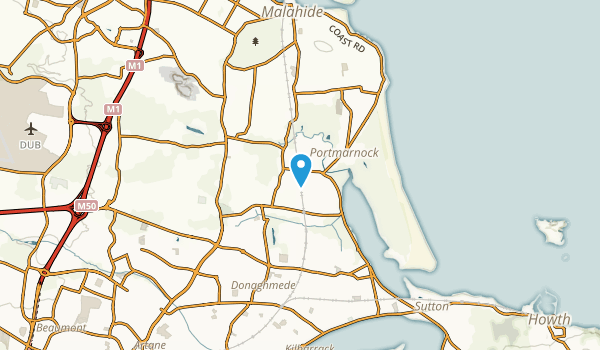 Portmarnock, Fingal Map