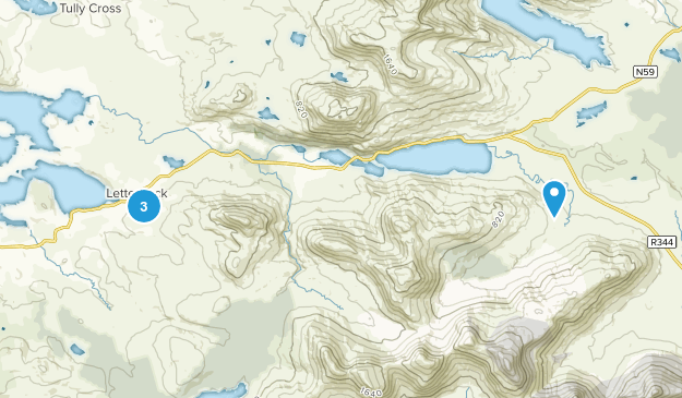 Letterfrack, Galway County Map