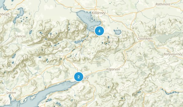 Muckross Abbey, Kerry Map