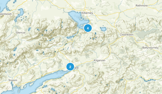 Muckross Abbey, Kerry Map