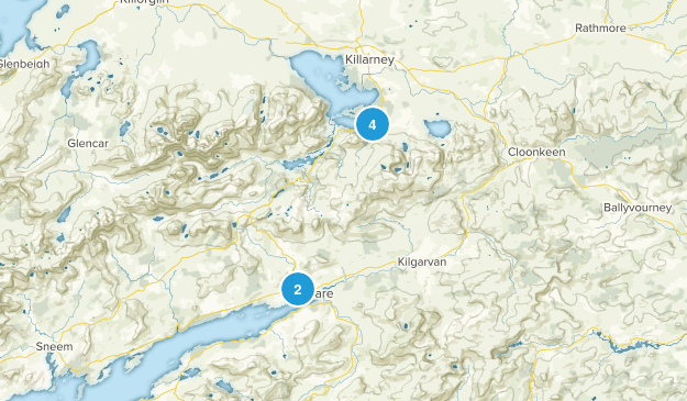 Muckross Abbey, Kerry Map
