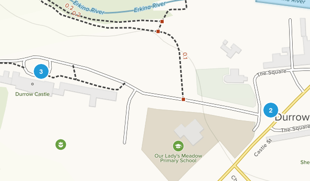 Durrow, Laois Map