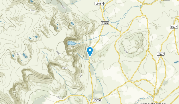 Comeragh Mountains, Waterford Map