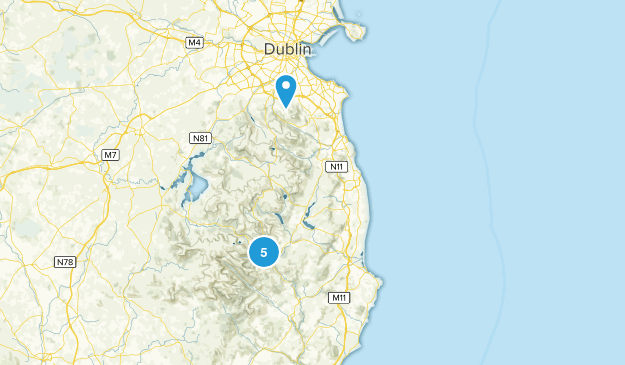 Brockagh, Wicklow Map