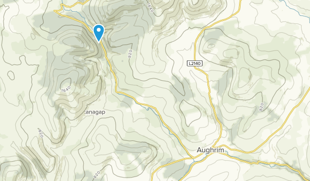 Aughrim, Wicklow County Map