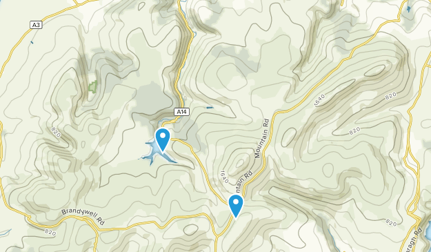 Lezayre, Ayre Map
