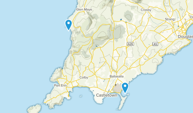 Malew, Rushen Map
