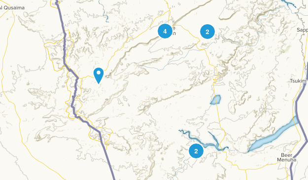 Mitspe Ramon, Israel Map