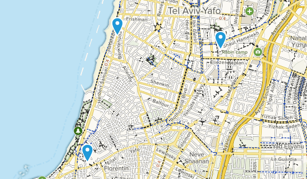 Tel Aviv, Israel Map