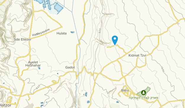 Katzrin, Golan Heights Map