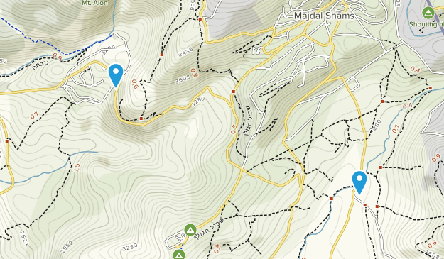 Neve Ativ, Golan Heights Map