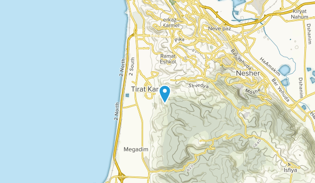 טירת כרמל, Haifa Map