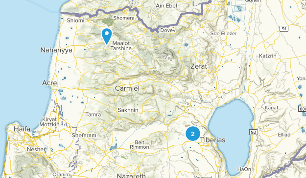 , HaZafon Map