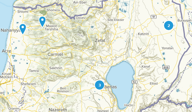 , HaZafon Map