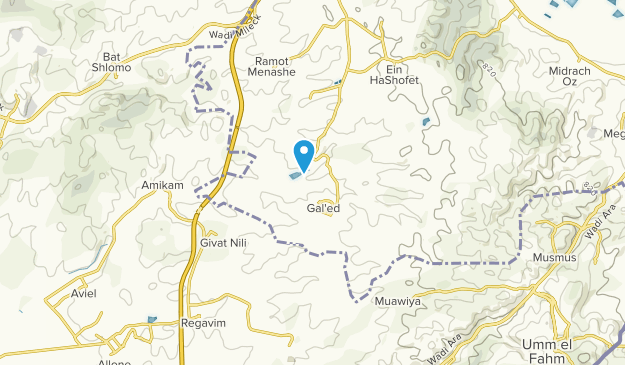 Galed, HaZafon Map