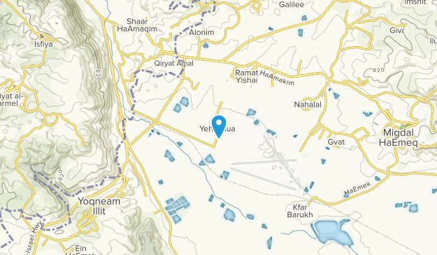 Kfar Yehoshua, HaZafon Map