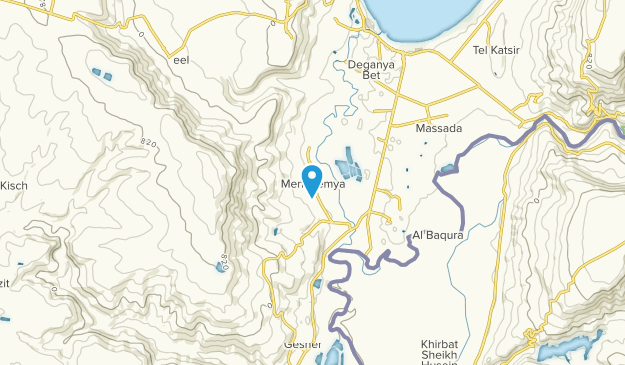Menahemya, HaZafon Map