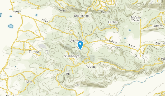 Rakefet, HaZafon Map