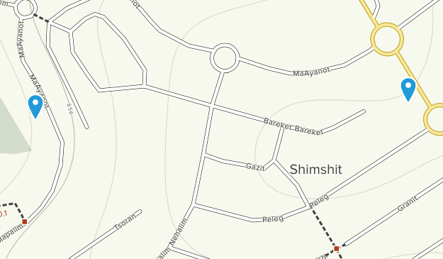 Shimshit, HaZafon Map