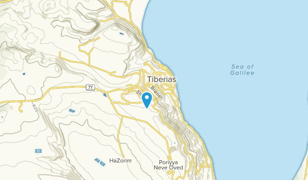 Tibériade, HaZafon Map