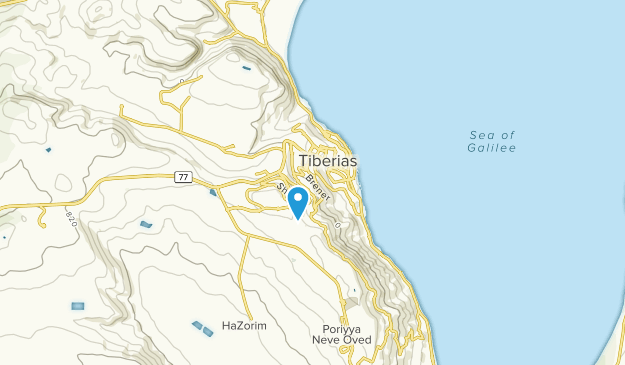 Tibériade, HaZafon Map