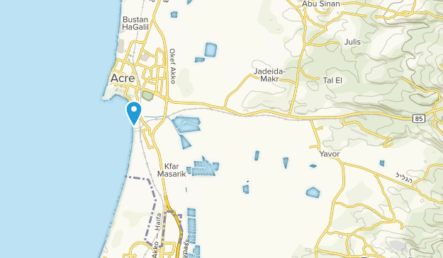 Yasur, HaZafon Map