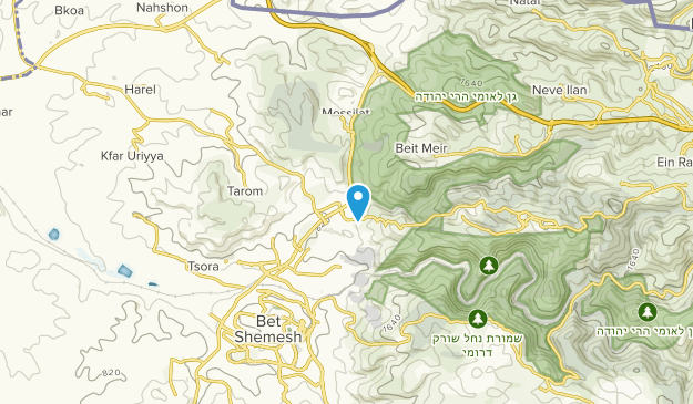 Eshtaol, Jerusalem Map