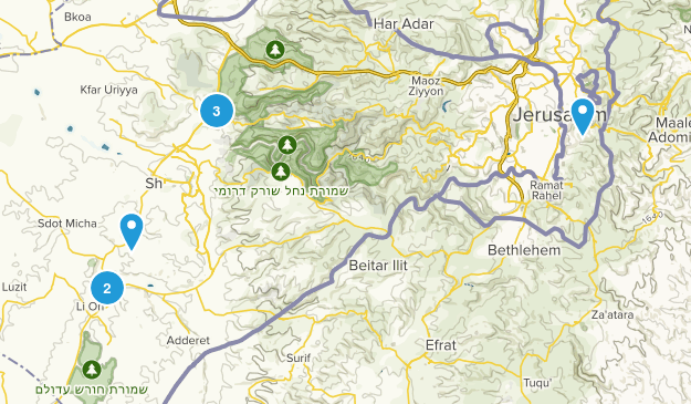 Jerusalem, Jerusalem Map