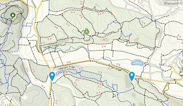 Zekharya, Jerusalem Map