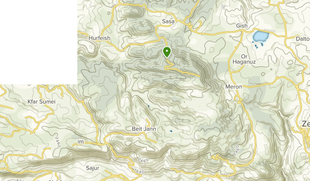Beit Jann, Northern District HaZafon Map