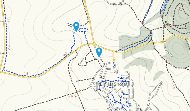 Ein HaShofet, Northern Map
