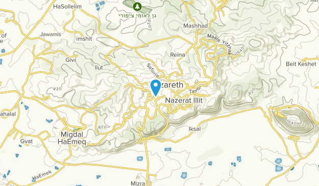 Nazareth, Northern Map