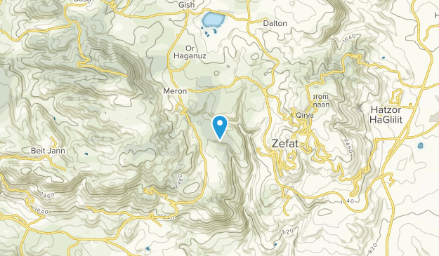 Zefat, Northern Map