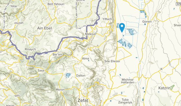 Zefat, Northern Map
