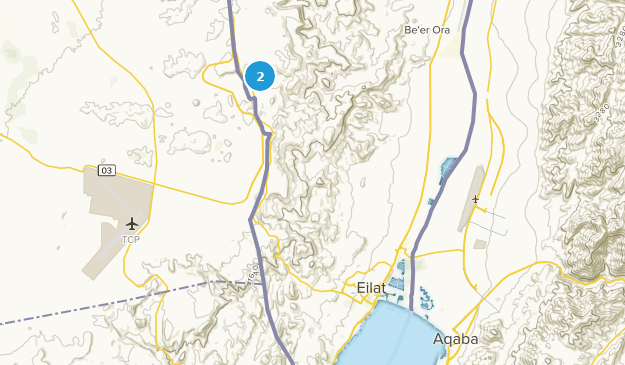 Eilat, Southern Map