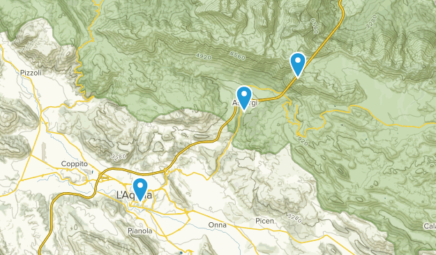 L'Aquila, Abruzzo Map