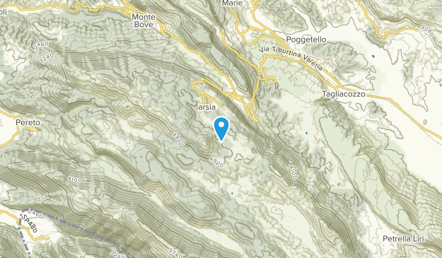 Tagliacozzo, Abruzzo Map