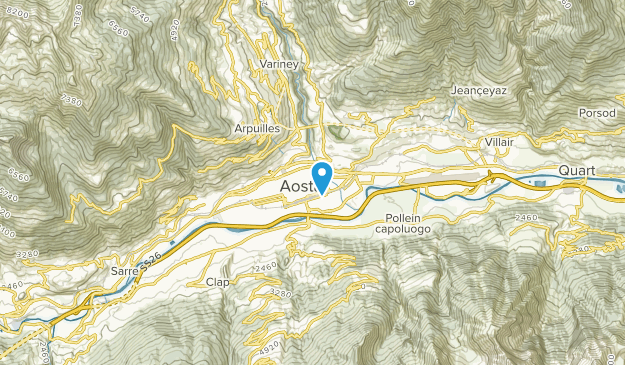 Aosta, Vallée d'Aoste Map