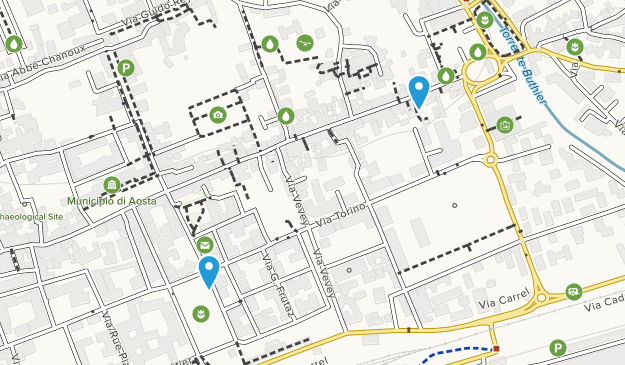 Aosta, Aosta Valley Map