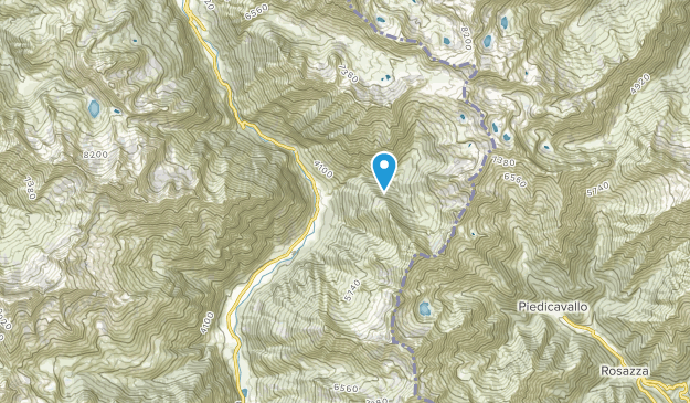 Gaby, Vallée d'Aoste Map