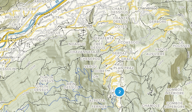 Gressan, Valle de Aosta Map