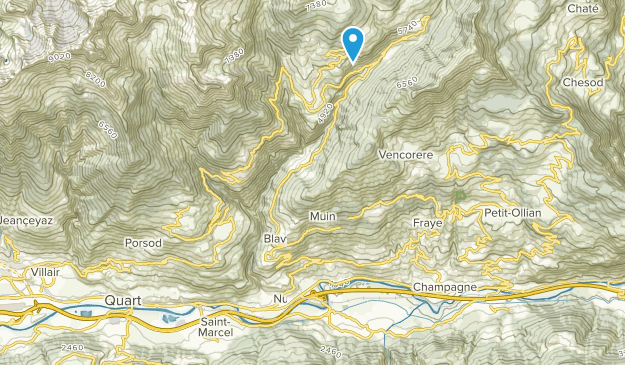 Saint-Marcel, Vallée d'Aoste Map