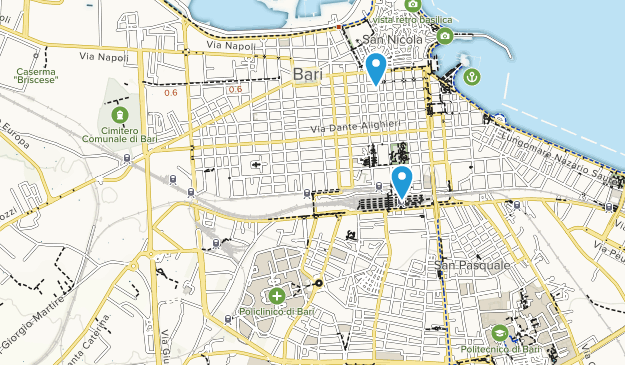 Bari, Apulia Map